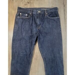 Outerknown S.E.A. Mens 32x30 Drifter Tapered Fit Dark Wash Blue Denim Jeans EUC